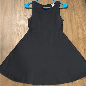 PINK black Flare Dress